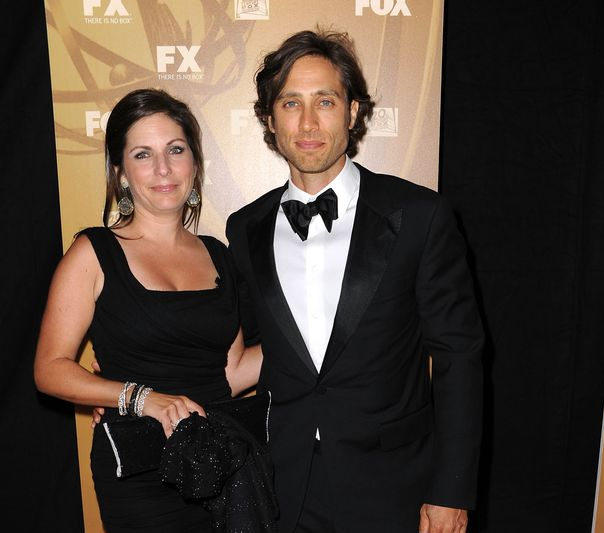 Suzanne Bukinik and her ex-husband Brad Falchuk during an award function